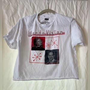 Marvel, Wandavision, Womens size large cropped t-shirt